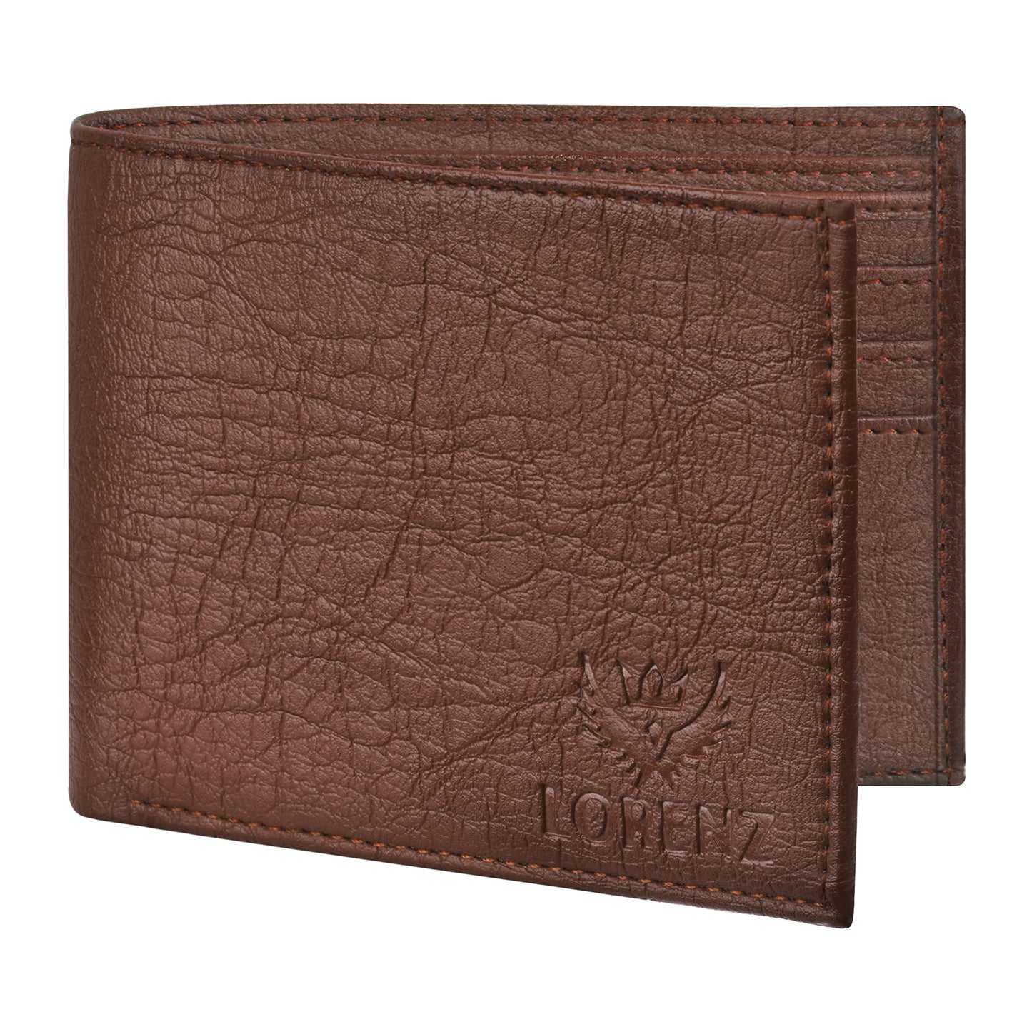 LORENZ Men’s Premium Watch and Wallet Gift Set | Brown Leather Wallet with Analog Watch | Stylish Combo Gift Box for Men | Birthday, Anniversary & Festive Gifting | Luxury Men’s Accessories